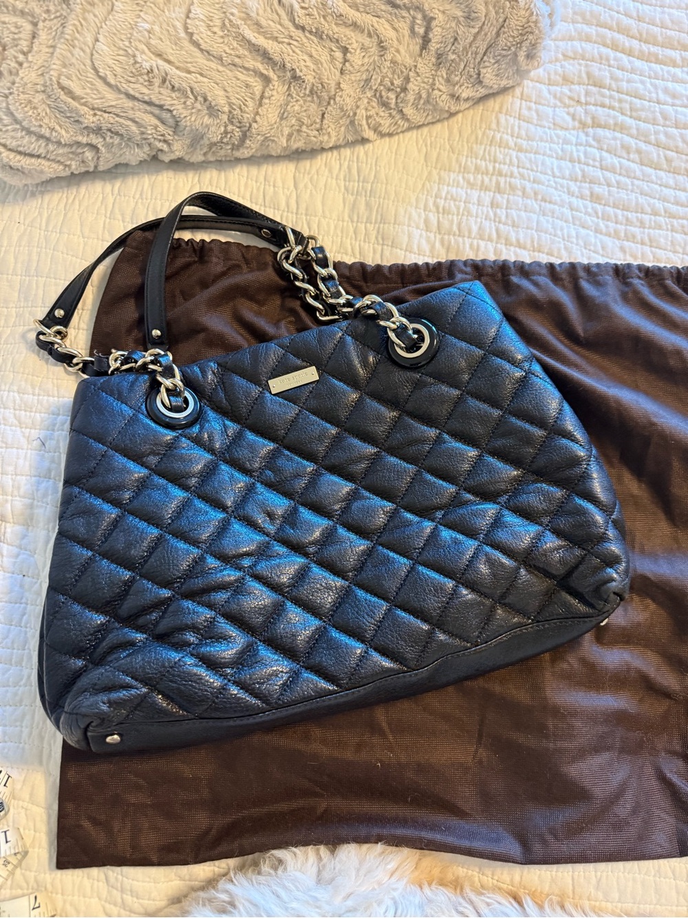 Kate Spade New York Gold Coast Maryanne Quilted Leather Handbag USED